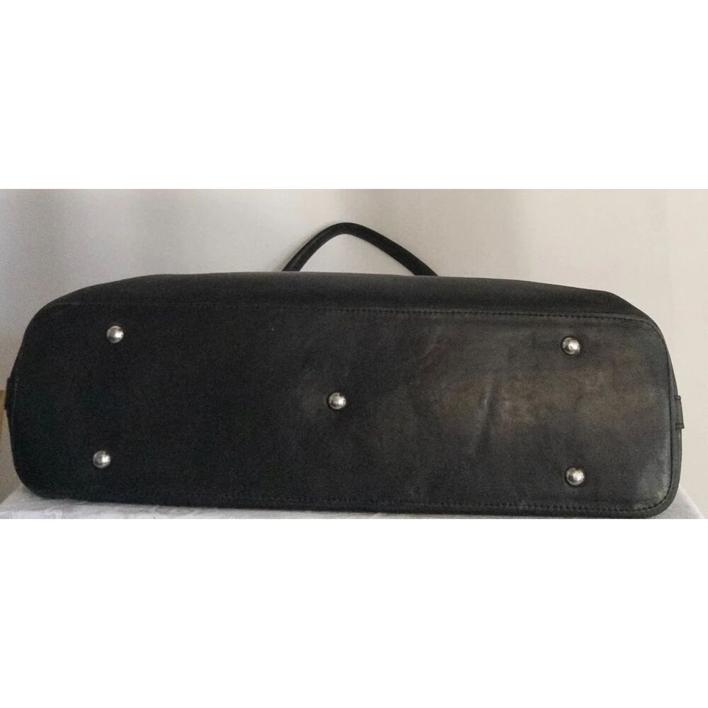 "Isanti" Deep black Genuine Leather Bag | Sz OS - Picture 6 of 9